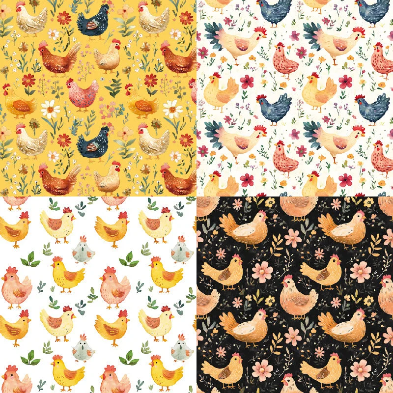 24pcs 6 Cluck Bloom Scrapbook Paper Cardstock 05 24pcs 6 Cluck Bloom Scrapbook Paper Cardstock 05