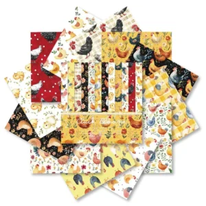 Sumflying Cluck Bloom 24PCS Scrapbook Paper & Cardstock 24pcs 6 Cluck Bloom Scrapbook Paper Cardstock 08