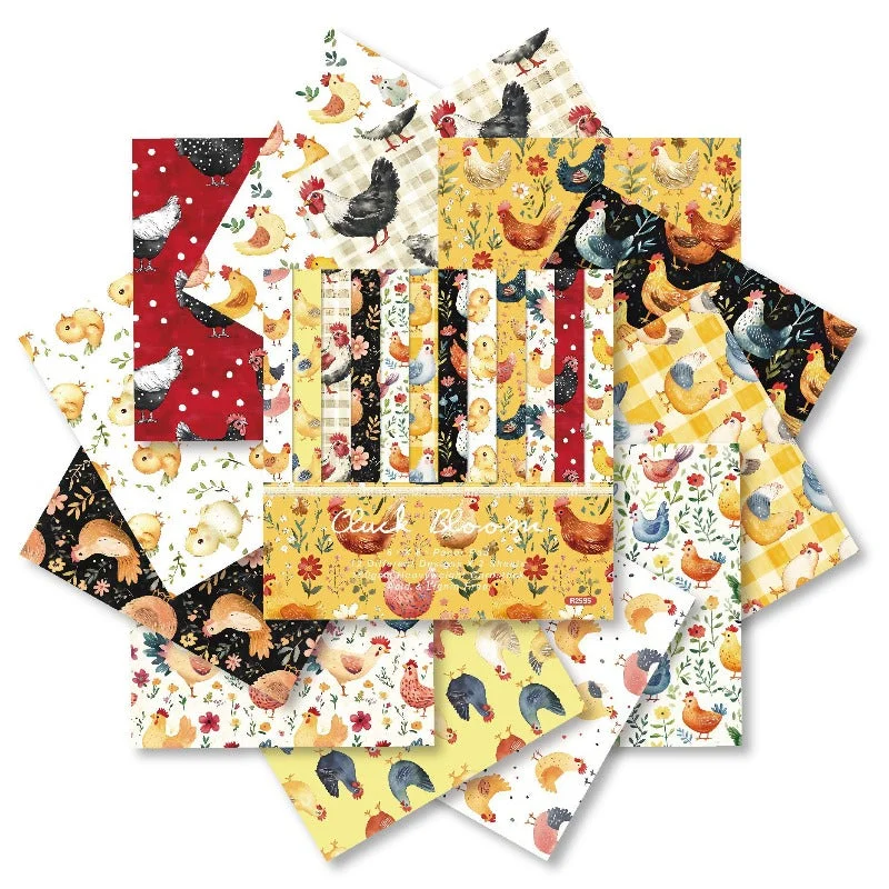 24pcs 6 Cluck Bloom Scrapbook Paper Cardstock 08 24pcs 6 Cluck Bloom Scrapbook Paper Cardstock 08