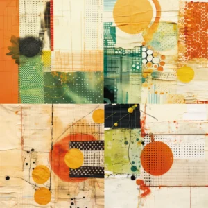 Sumflying Collage 24PCS Scrapbook Paper & Cardstock 24pcs 6 Collage Scrapbook Paper Cardstock 1 06