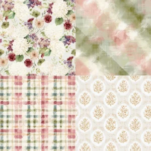 24pcs 6 Country Garden Scrapbook Paper Cardstock 07