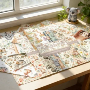 Sumflying Critter 24PCS Scrapbook Paper & Cardstock 24pcs 6 Critter Scrapbook Paper Cardstock 02