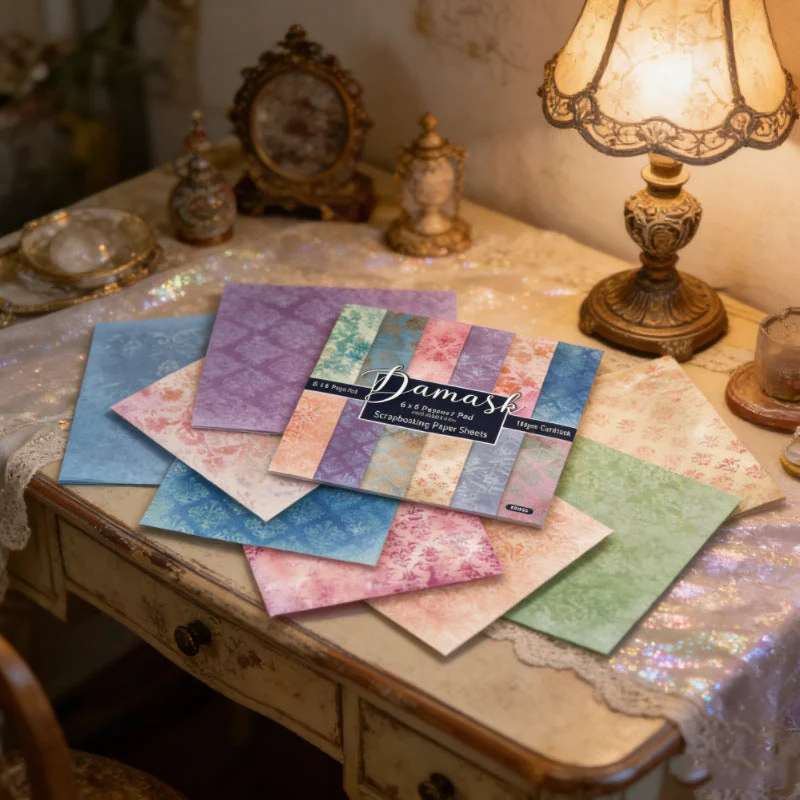 24pcs 6 Damask Scrapbook Paper Cardstock 03 24pcs 6 Damask Scrapbook Paper Cardstock 03