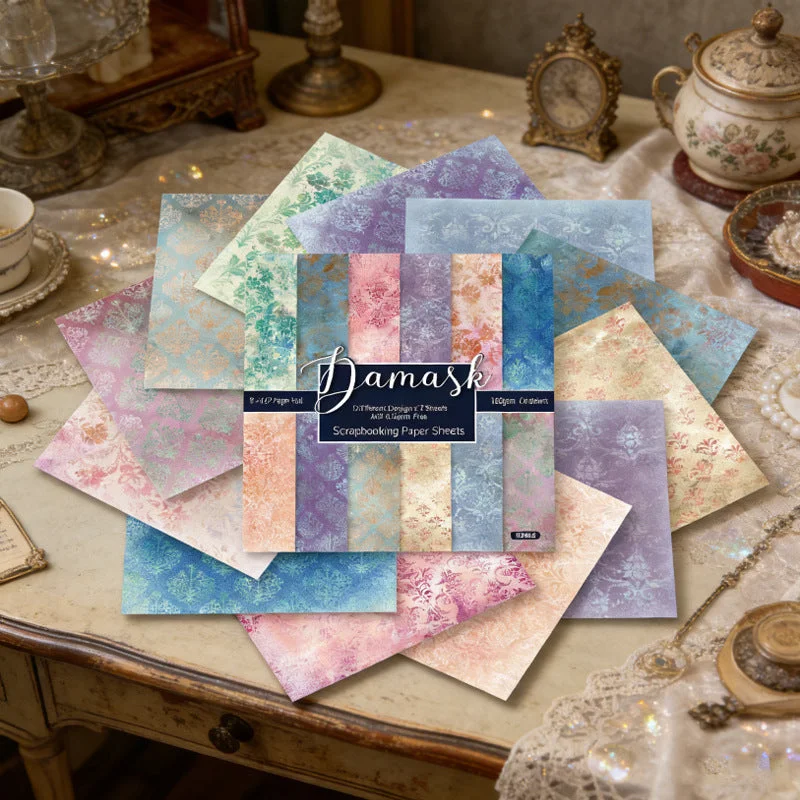 24pcs 6 Damask Scrapbook Paper Cardstock 04 24pcs 6 Damask Scrapbook Paper Cardstock 04