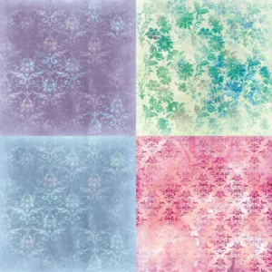 Sumflying Damask 24PCS Scrapbook Paper & Cardstock 24pcs 6 Damask Scrapbook Paper Cardstock 05