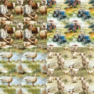 24pcs 6 Days On The Ranch Scrapbook Paper Cardstock 02