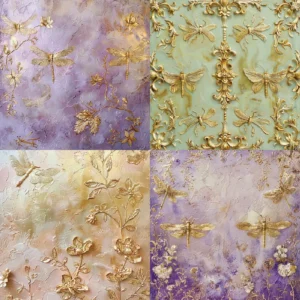 Sumflying Dragonfly 24PCS Scrapbook Paper & Cardstock 24pcs 6 Dragonfly Scrapbook Paper Cardstock 1 02