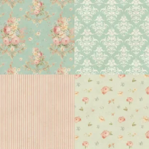 Sumflying Elegant 24PCS Scrapbook Paper & Cardstock 24pcs 6 Elegant Scrapbook Paper Cardstock 1 02