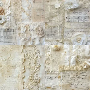 24pcs 6 Embossed Lace Scrapbook Paper Cardstock 01