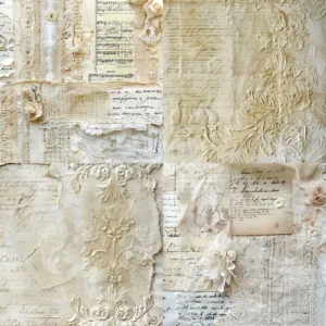 Sumflying Embossed Lace 24PCS Scrapbook Paper & Cardstock 24pcs 6 Embossed Lace Scrapbook Paper Cardstock 02