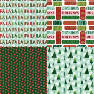 24pcs 6 Feeling Merry Scrapbook Paper Cardstock 1 01