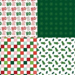 24pcs 6 Feeling Merry Scrapbook Paper Cardstock 1 03