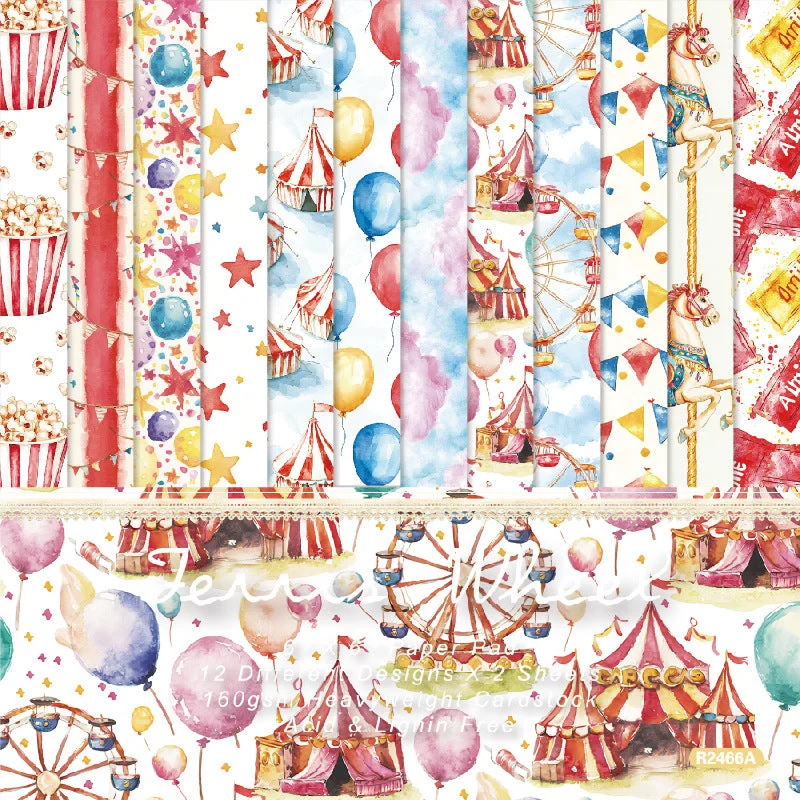 24pcs 6 Ferris Wheel Scrapbook Paper Cardstock 00 24pcs 6 Ferris Wheel Scrapbook Paper Cardstock 00