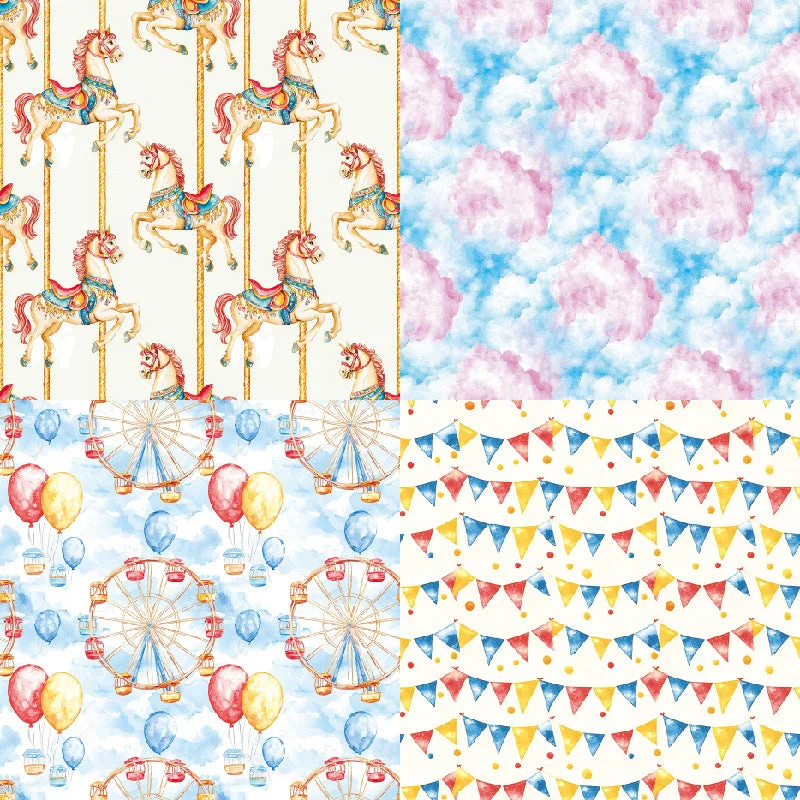 24pcs 6 Ferris Wheel Scrapbook Paper Cardstock 06 24pcs 6 Ferris Wheel Scrapbook Paper Cardstock 06