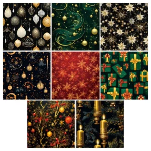 Sumflying Festival Theme 24PCS Scrapbook Paper & Cardstock 24pcs 6 Festival Theme Scrapbook Paper Cardstock 04