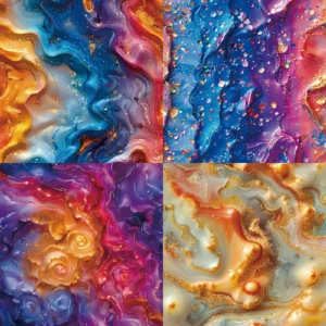 Sumflying Floating In Colors 24PCS Scrapbook Paper & Cardstock 24pcs 6 Floating In Colors Scrapbook Paper Cardstock 02
