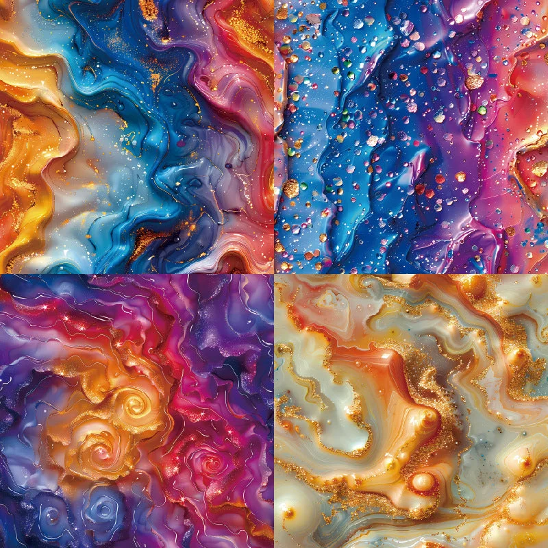 24pcs 6 Floating In Colors Scrapbook Paper Cardstock 02 24pcs 6 Floating In Colors Scrapbook Paper Cardstock 02