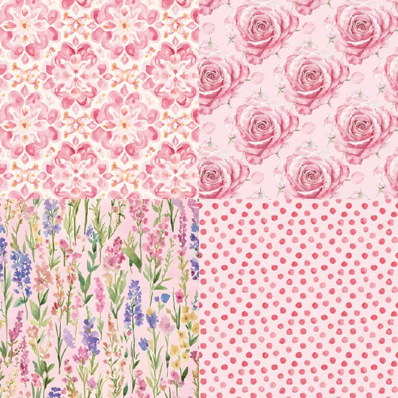 24pcs 6 Floral Scrapbook Paper Cardstock 06 24pcs 6 Floral Scrapbook Paper Cardstock 06