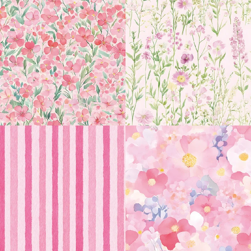 24pcs 6 Floral Scrapbook Paper Cardstock 07 24pcs 6 Floral Scrapbook Paper Cardstock 07
