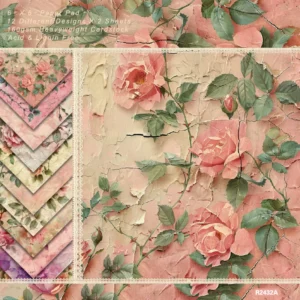 24pcs 6 Flowers Scrapbook Paper Cardstock 2 00