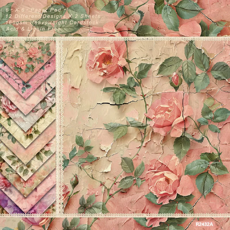 24pcs 6 Flowers Scrapbook Paper Cardstock 2 00 24pcs 6 Flowers Scrapbook Paper Cardstock 2 00