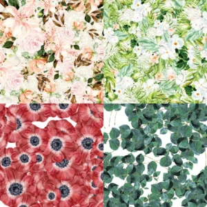 Sumflying Foliage 24PCS Scrapbook Paper & Cardstock 24pcs 6 Foliage Scrapbook Paper Cardstock 05