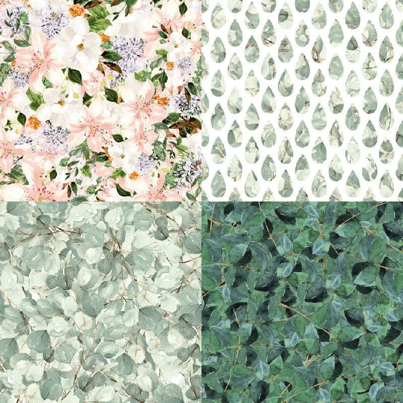 24pcs 6 Foliage Scrapbook Paper Cardstock 07 24pcs 6 Foliage Scrapbook Paper Cardstock 07