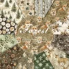 24pcs 6 Forest Scrapbook Paper Cardstock 00