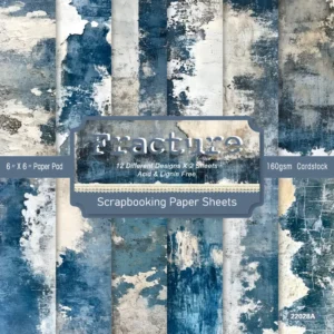 24pcs 6 Fracture Scrapbook Paper Cardstock 00