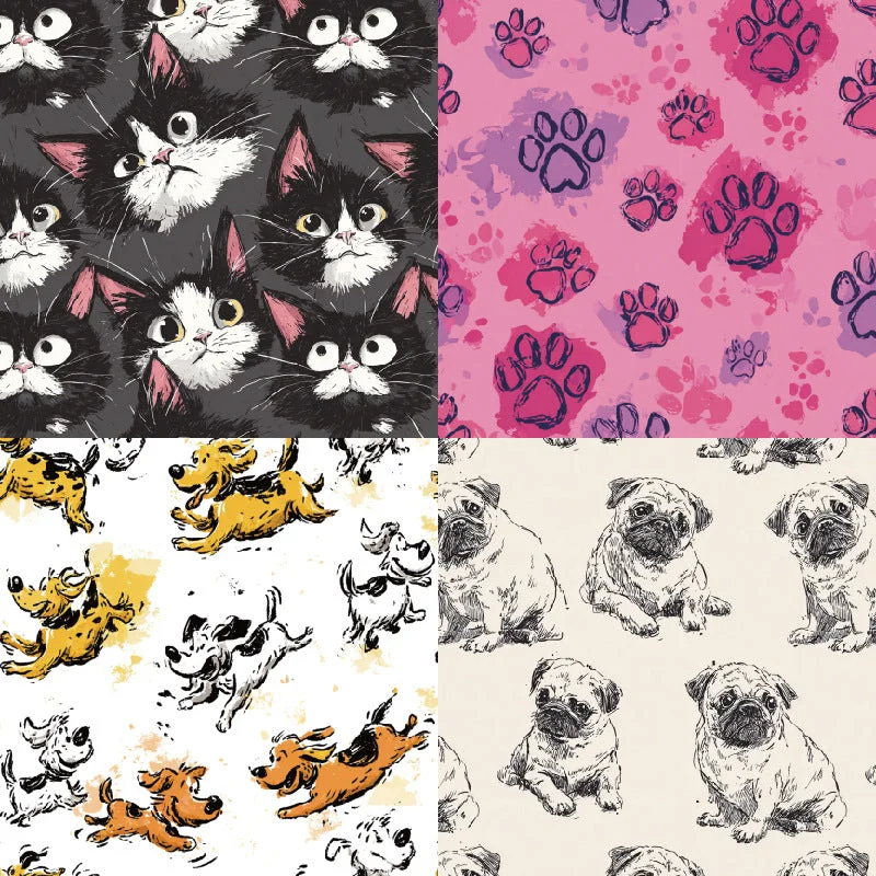 24pcs 6 Furry Scrapbook Paper Cardstock 01 24pcs 6 Furry Scrapbook Paper Cardstock 01