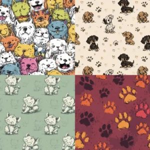 Sumflying Furry 24PCS Scrapbook Paper & Cardstock 24pcs 6 Furry Scrapbook Paper Cardstock 03