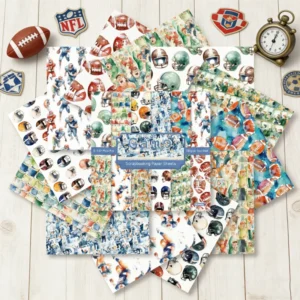 24pcs 6 Game Scrapbook Paper Cardstock 02