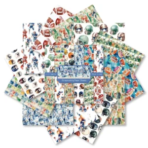 24pcs 6 Game Scrapbook Paper Cardstock 04