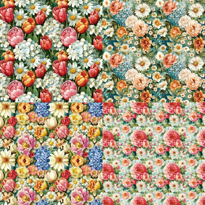 24pcs 6 Garden Scrapbook Paper Cardstock 1 03 24pcs 6 Garden Scrapbook Paper Cardstock 1 03