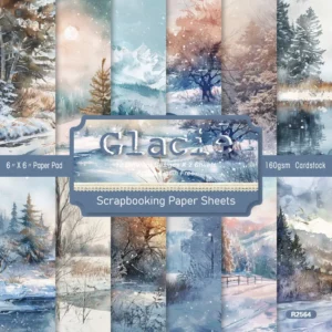 24pcs 6 Glacie Scrapbook Paper Cardstock 00