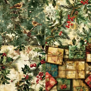 Sumflying Gleam 24PCS Scrapbook Paper & Cardstock 24pcs 6 Gleam Scrapbook Paper Cardstock 02