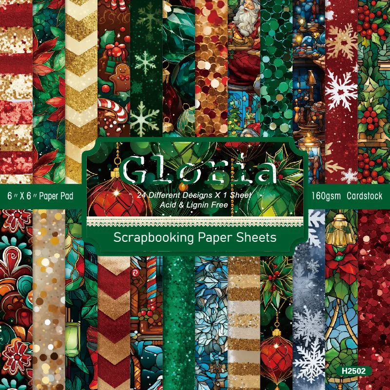 24pcs 6 Gloria Scrapbook Paper Cardstock 00 24pcs 6 Gloria Scrapbook Paper Cardstock 00