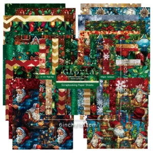 24pcs 6 Gloria Scrapbook Paper Cardstock 01