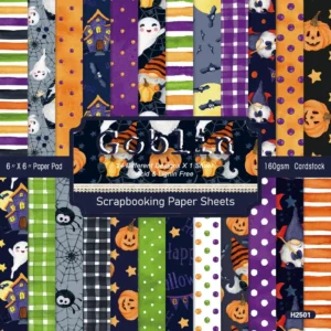 24pcs 6 Goblin Scrapbook Paper Cardstock 00