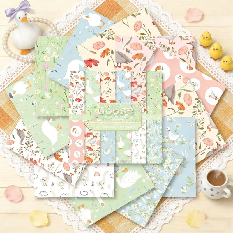 24pcs 6 Goose Scrapbook Paper Cardstock 02 24pcs 6 Goose Scrapbook Paper Cardstock 02