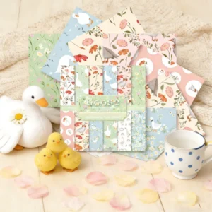 Sumflying Goose 24PCS Scrapbook Paper & Cardstock 24pcs 6 Goose Scrapbook Paper Cardstock 03