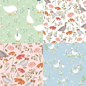 Sumflying Goose 24PCS Scrapbook Paper & Cardstock 24pcs 6 Goose Scrapbook Paper Cardstock 05