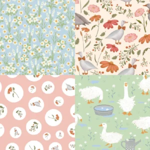 Sumflying Goose 24PCS Scrapbook Paper & Cardstock 24pcs 6 Goose Scrapbook Paper Cardstock 06