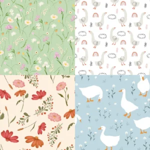 Sumflying Goose 24PCS Scrapbook Paper & Cardstock 24pcs 6 Goose Scrapbook Paper Cardstock 07