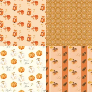 24pcs 6 Gourd Scrapbook Paper Cardstock 05