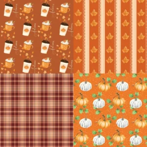 24pcs 6 Gourd Scrapbook Paper Cardstock 07