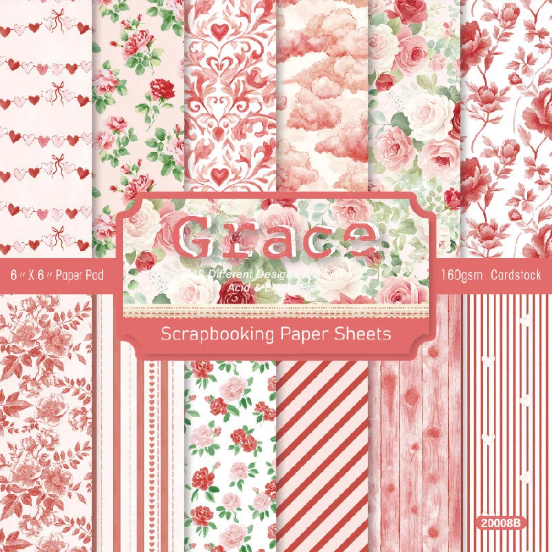 24pcs 6 Grace Scrapbook Paper Cardstock 1 00 24pcs 6 Grace Scrapbook Paper Cardstock 1 00
