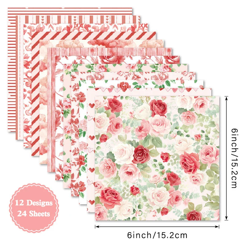 24pcs 6 Grace Scrapbook Paper Cardstock 1 05 24pcs 6 Grace Scrapbook Paper Cardstock 1 05