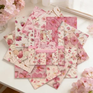 Sumflying Grace 24PCS Scrapbook Paper & Cardstock 24pcs 6 Grace Scrapbook Paper Cardstock 2 02