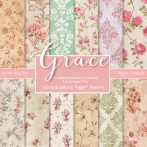 24pcs 6 Grace Scrapbook Paper Cardstock 3 00